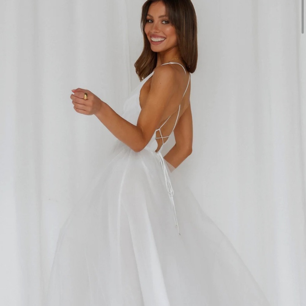 Summer Cinderella Midi White dress